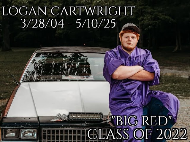 Logan 'Big Red' Cartwright Dunlap TN Death and Obituary Sequatchie County High School Class Of 2022 Graduate Logan Cartwright Has Died